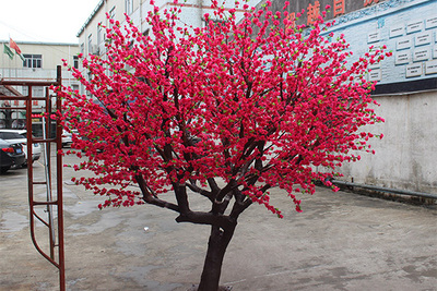玻璃钢桃花树