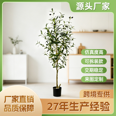 仿真橄欖樹(shù)盆栽，仿真橄欖樹(shù)定制