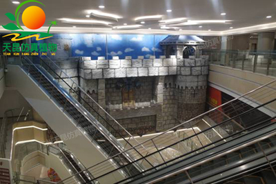 大沥兴隆广场天空之城仿真雕塑工程