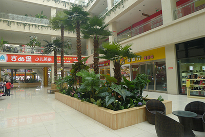 仿真棕榈树超市装饰
