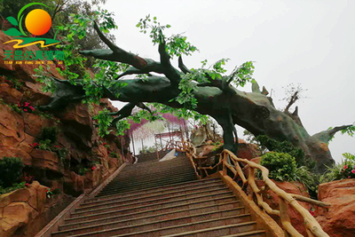 黄腾峡仿真植物造景工程案例