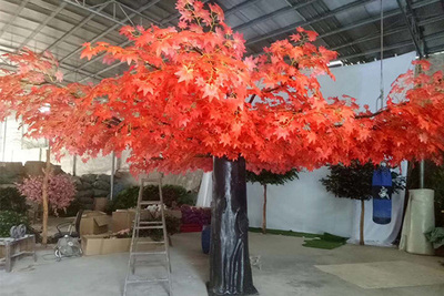 玻璃钢杆仿真红枫树