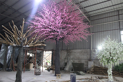 大型仿真桃花树