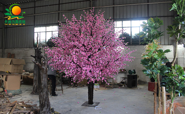 仿真桃花樹