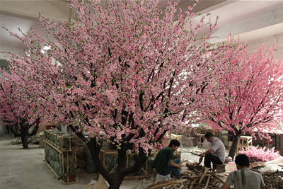 仿真桃花树