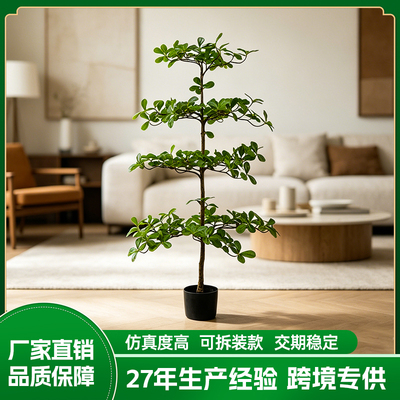 仿真小葉欖仁樹(shù)，仿真欖仁樹(shù)造景