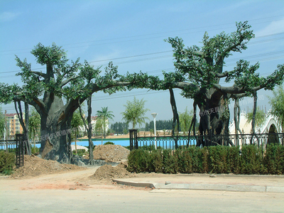 仿真榕树-仿真树大门