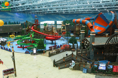 成都融创水上乐园园林景观设计项目造景案例