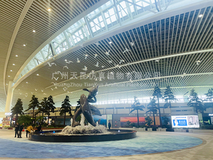 山东青岛胶东国际机场仿真树造景项目