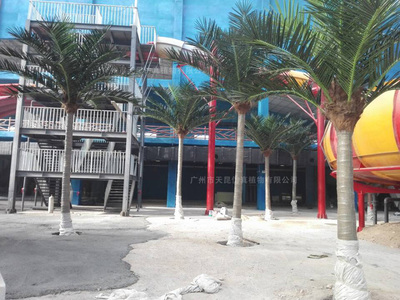 沈陽仿真椰子樹，水上樂園仿真椰子樹裝飾