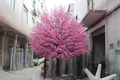 玻璃钢杆桃花树
