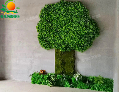 仿真植物墻造景